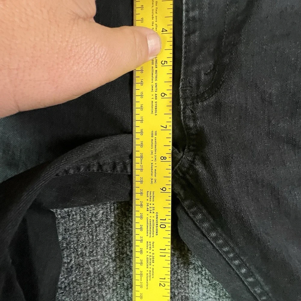 Levi's 511 Slim Fit Stretch Jeans Men's W28 L28 Black Denim Mid Rise Skinny Tape